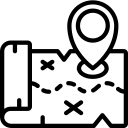 Icono de un corazón en color negro, simbolizando amor y afecto, ideal para representar emociones positivas en contenido digital.